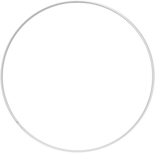 Metall-Ring 20cm - Weiß