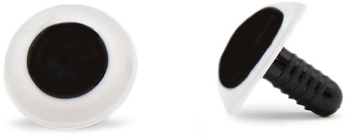 Sicherheitsaugen Weiß 20 mm 2 Stück