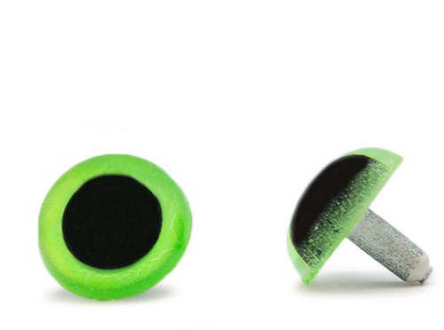 Sicherheitsaugen Grün 20mm 2 Stück
