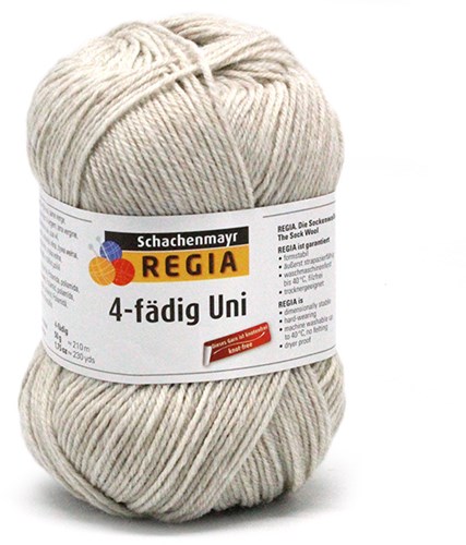 SMC Regia Uni 4-ply 2143 Stone Melange