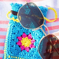 Häkelanleitung Sonnenbrillen Etui-3