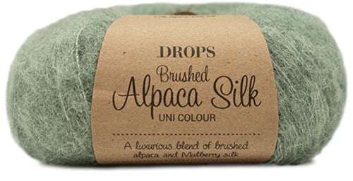 Drops Brushed Alpaca Silk Uni Colour 021 Salbeigrün