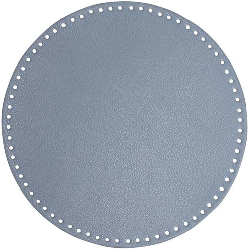 Go Handmade Kunstleder Boden Ø 30 cm Blau