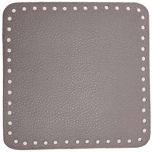 Go Handmade Kunstleder Boden 18x18cm Beige