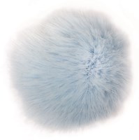 Rico Kunstfell Pompon Medium 22 Iceblue