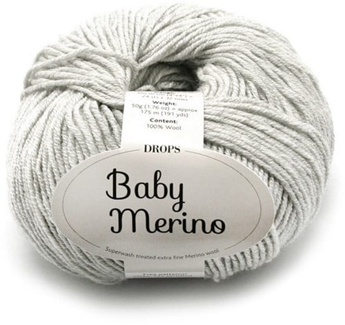Drops Baby Merino Mix 022 Hellgrau