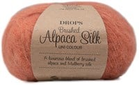 Drops Brushed Alpaca Silk Uni Colour 022 HellRostrot