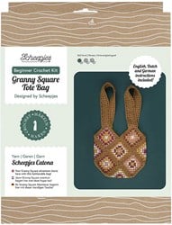 Scheepjes Anfänger-Häkelset Granny Square Bag Gold
