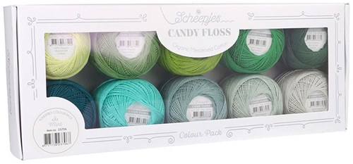 Scheepjes Candy Floss colour pack 10x20 gramm Mint