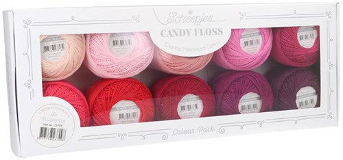Scheepjes Candy Floss colour pack 10x20 gramm Raspberry