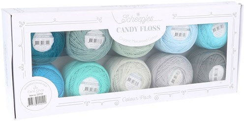 Scheepjes Candy Floss colour pack 10x20gr Earl Grey