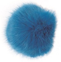 Rico Kunstfell Pompon Medium 23 Azure