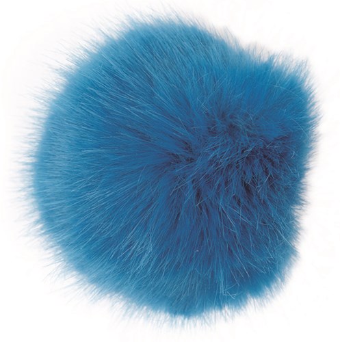 Rico Kunstfell Pompon Medium 23 Azure