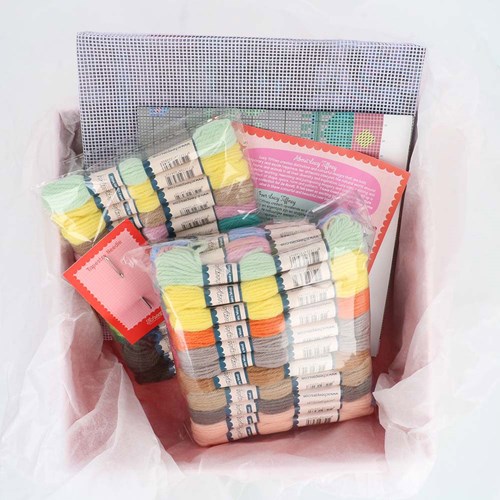 Scheepjes Lucy Tiffney Borduurkit 60x40cm Mr. Bear