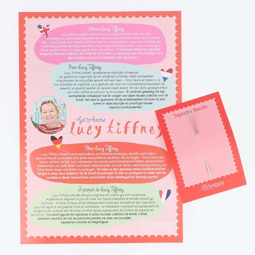 Scheepjes Lucy Tiffney Borduurkit 60x40cm Mr. Bear
