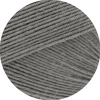 Lana Grossa Meilenweit 100 Merino Extra Fine Uni 2452 Mausgrau-2