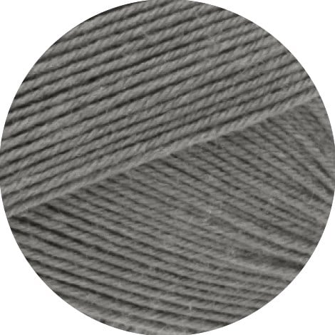 Lana Grossa Meilenweit 100 Merino Extra Fine Uni 2452 Mausgrau-2