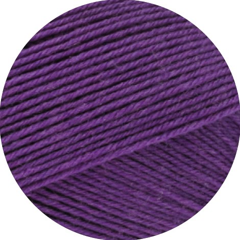 Lana Grossa Meilenweit 100 Merino Extra Fine Uni 2455 Dunkelviolett-2