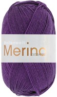 Lana Grossa Meilenweit 100 Merino Extra Fine Uni 2455 Dunkelviolett