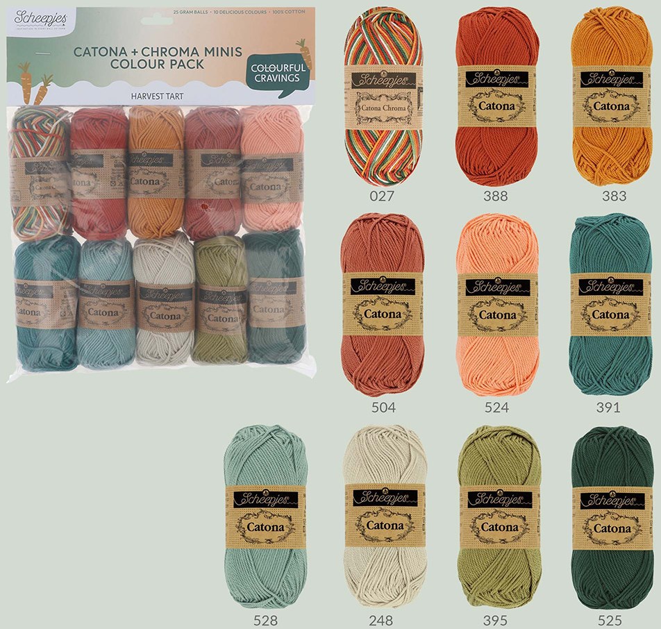 Scheepjes Catona colour pack 109 x 10 g – Pera Pasha Scheepjes Catona colour pack 109 x 10 g – Pera Pasha