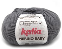 Katia Merino Baby 025 Grau