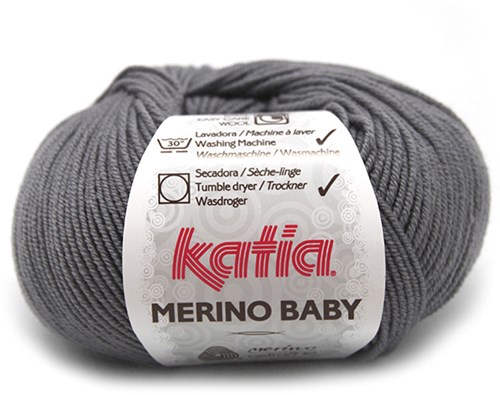 Katia Merino Baby 025 Grau