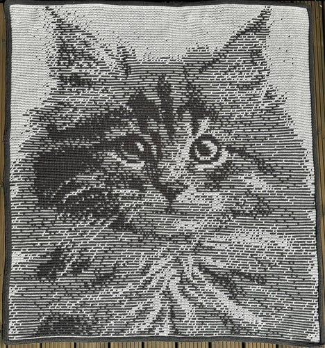 Fluffball Decke Garn und Häkelpaket