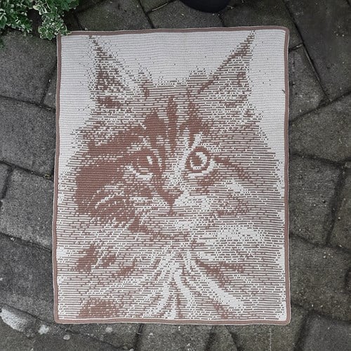 Fluffball Decke Garn und Häkelpaket-2