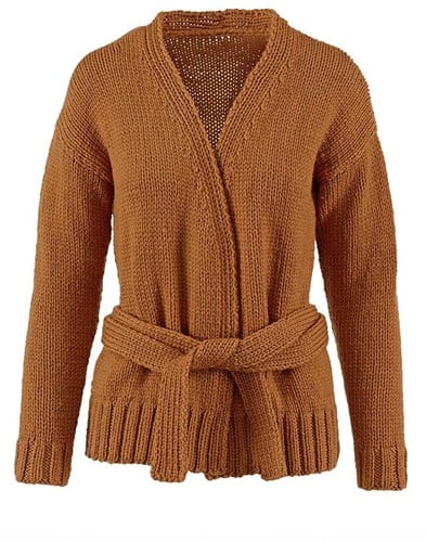 Strickanleitung Thankful Treat Strickjacke mit  Gürtel-2