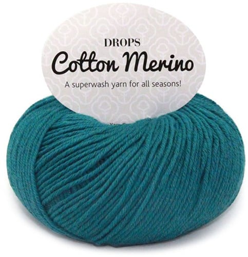 Drops Cotton Merino Uni Colour 26 Sturmblau