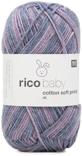 Rico Baby Cotton Soft Print dk 26 Blue-Purple