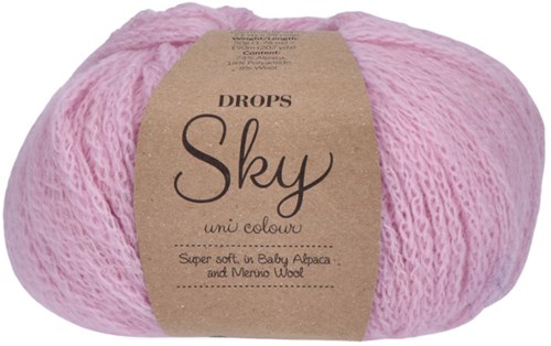 Drops Sky Uni Colour 027 Puderrosa