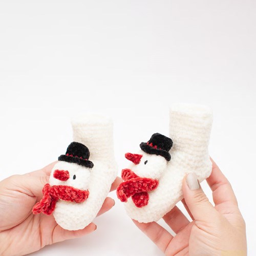 Haakpatroon Katia Sockirumi Snowman - Baby-2