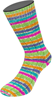 Lana Grossa Meilenweit 100 Aktion 043 Raw White/Light Green/Orange/Blue Purple/Turquoise/Pink-3