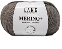 Lang Yarns Merino+ 0296 Dunkelbeige Mélange