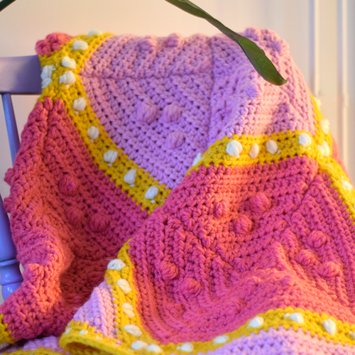 Granny Square Decke Häkelpaket-3