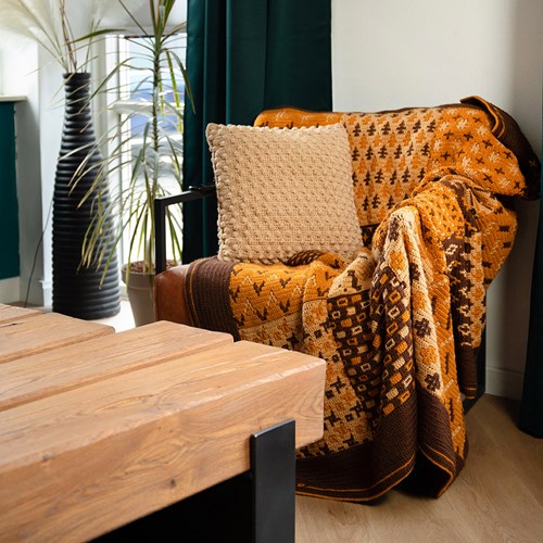 Patchwork-Decken Garnpekete - Exklusive Anleitung
