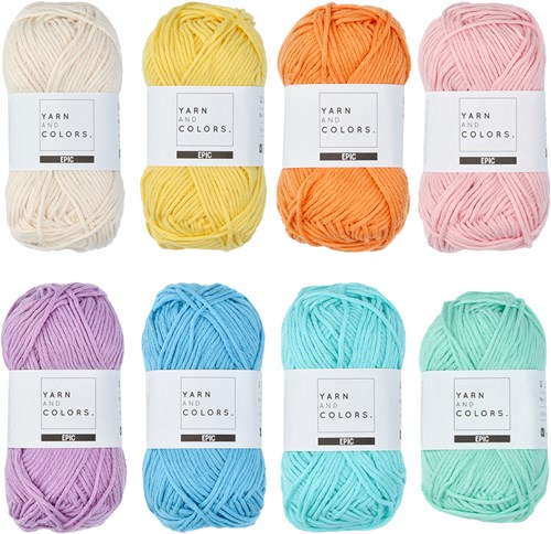 Yarn and Colors Rainbow Lamp Häkelpaket 2 Pastel-2
