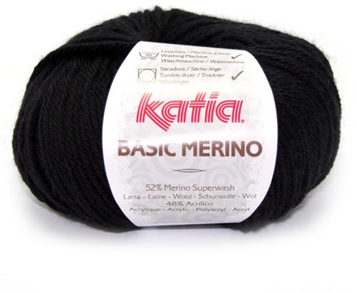 Katia Basic Merino 002 Schwarz