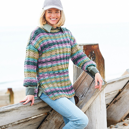 Stylecraft Merry Go Round XL Sweaters Strickanleitung-2