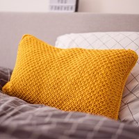 Häkelanleitung Tunesisch Gehäkeltes Smock Stitch Kissen