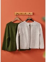Kukka Cardigan Strickpaket 2 Lead 40/46-3