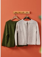 Kukka Cardigan Strickpaket 2 Lead 48-3