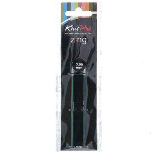 KnitPro Zing Kurze Austauschbare Rundstricknadeln 3,00 mm
