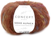 Katia Soho Alpaca 304 Rostbraun Mehrfarbig
