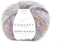 Katia Soho Alpaca 308 Hellgrau Mehrfarbig
