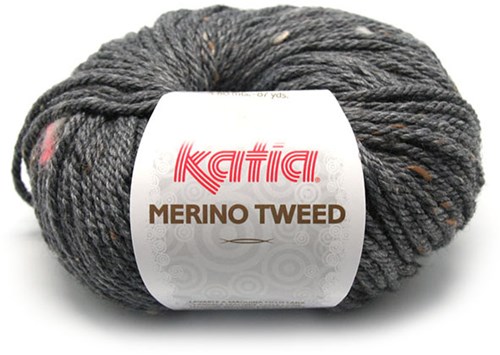 Katia Merino Tweed 308 Dunkelgrau
