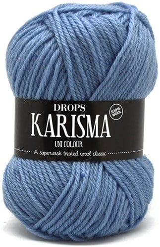 Drops Karisma Uni Colour 030 Hell Jeansblau
