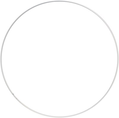 Metall-Ring 30cm - Weiß