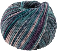 Lana Grossa Cool Merino Color 318 Grauviolett/Petrol/Seegrün/Rosa//Rotviolett/ Schwarzgrün/Schwarz/Jeansblau